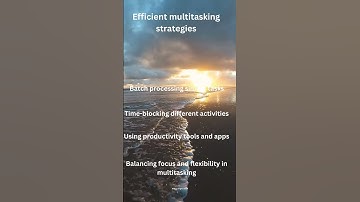 Efficient Multitasking Strategies - Top 5
