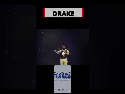 Drake Catches Book That Fan Beamed Mid Performance 🔥 #drake #concert #shorts