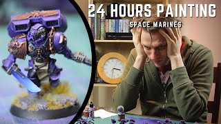 Can I paint 2000 points of Warhammer 40k Space marines in 24 hours?