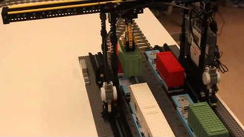LEGO Mindstorms Gantry Crane
