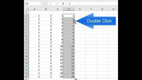 How to automatically fill increment cells in Microsoft Excel?