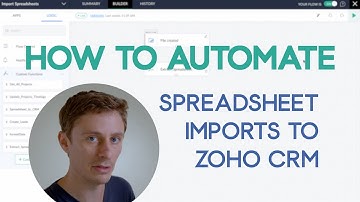 Automate Spreadsheet Imports to Zoho CRM