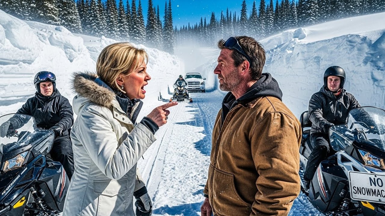 HOA Banned Snowmachines On My Land, So I Blocked The Road And Trapped Them All Winter