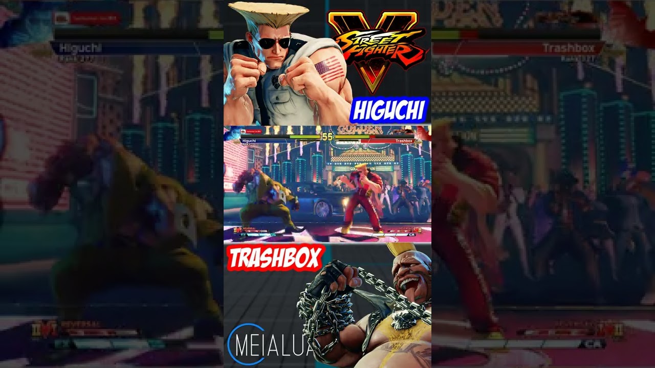 SFV CE - Higuchi(GUILE) VS Trashbox(BIRDIE) 🌘 MeiaLua 🌘 MMLLA