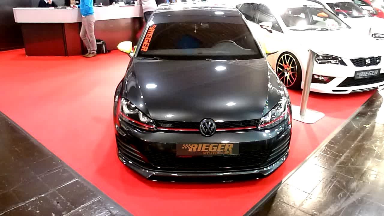 VW GOLF 7 GTI - RIEGER TUNING Weltpremiere [ESSEN-MOTORSHOW 2013] 