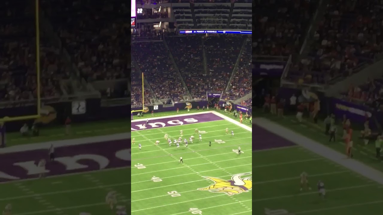 Vikings score late touchdown! YouTube