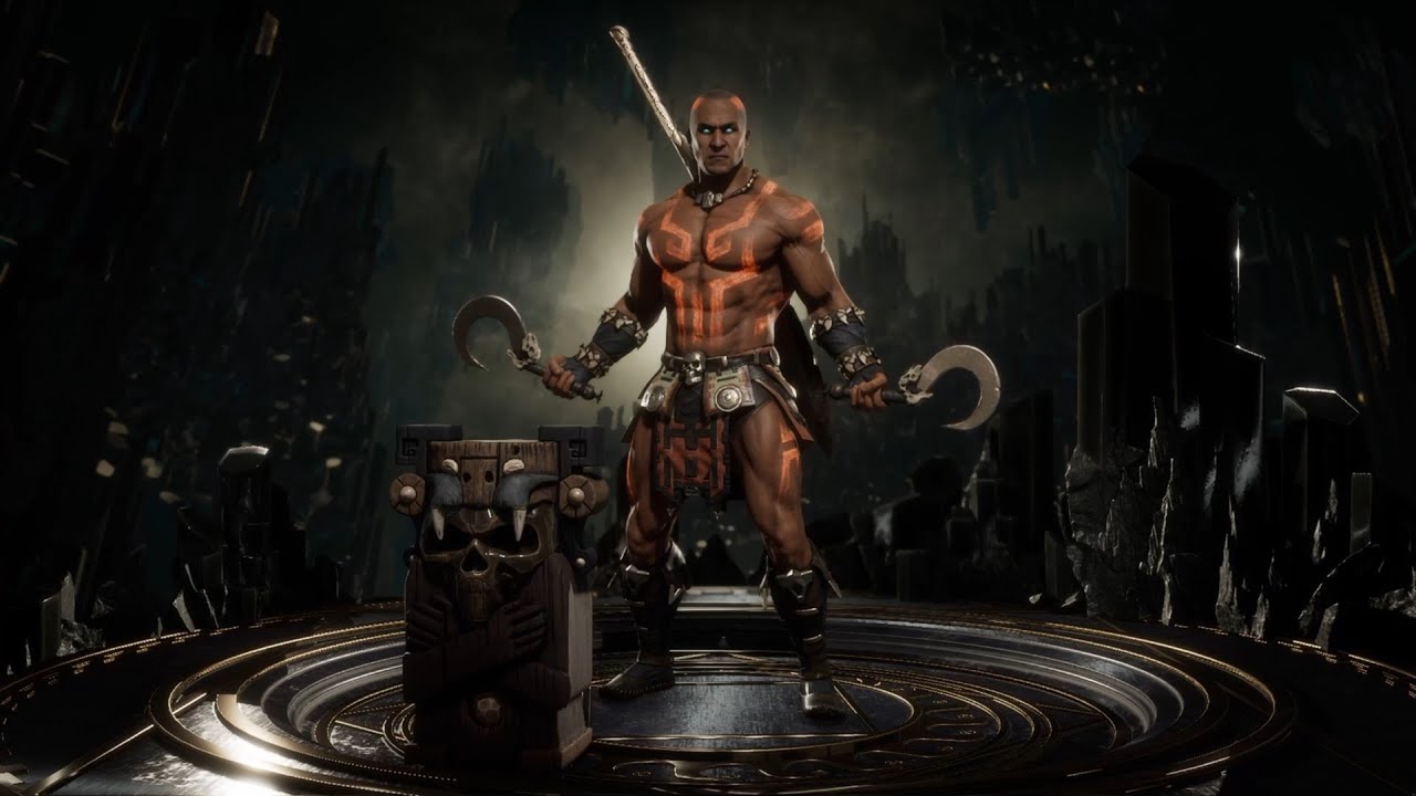 Mortal Kombat 11 Kotal Kahn Painted Warrior skin gameplay 