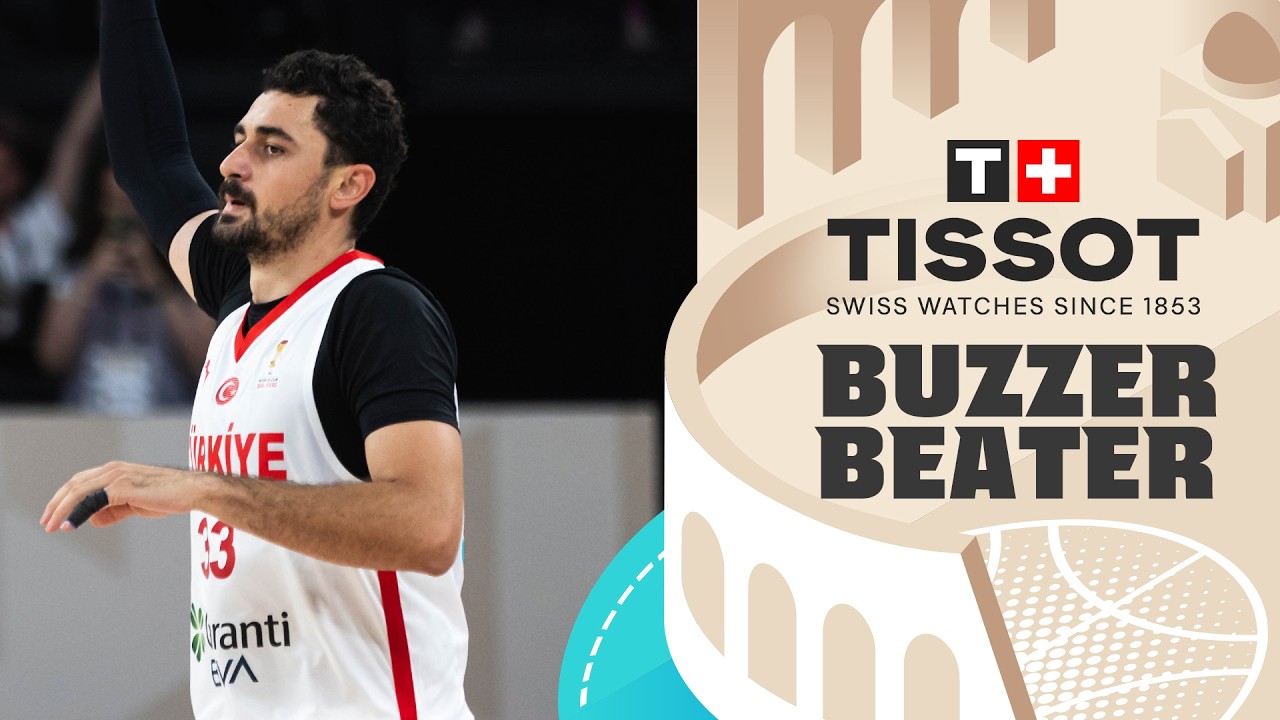 Erkan Yilmaz 🇹🇷 | 🚨 TISSOT Buzzer Beater | FIBA Basketball World Cup 2027 European Qualifiers