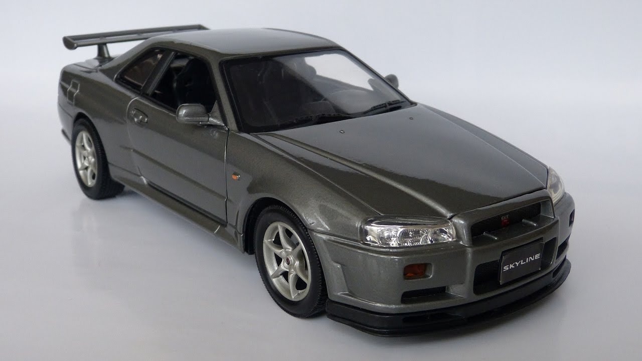 モーターマックス Motor Max 日産スカイライン GT-R R34 Skyline 1/18