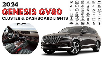 2024 Genesis GV80 Cluster Display & Dashboard Warning Indicator Guide