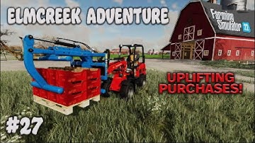 FS22 | ELMCREEK ADVENTURE | #27 | UPLIFTING PURCHASES! | Farming Simulator 22 PS5 Let’s Play.