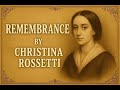 Remembrance by Christina Rossetti #universityoflucknow