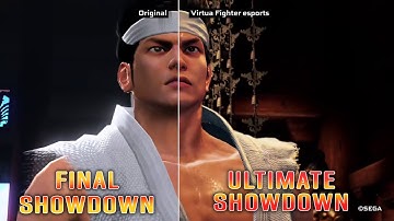 VF5 Final Showdown / VF5 Ultimate Showdown Graphics Comparison - Full HD 1080p
