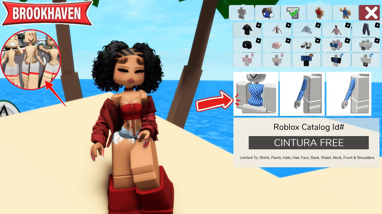 💎 FREE 3D WAIST ID + CHEST! PATYDRAKE SKIN IN BROOKHAVEN 😱 