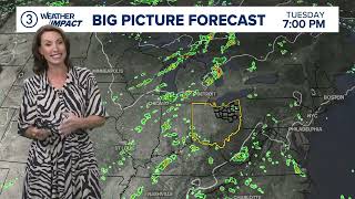 Cleveland weather: Sun on Tuesday with pop-up showers and storms mainly during the afternoon