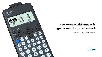 How to work with angles in degrees, minutes, and seconds