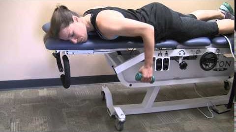 Prone Shoulder Row