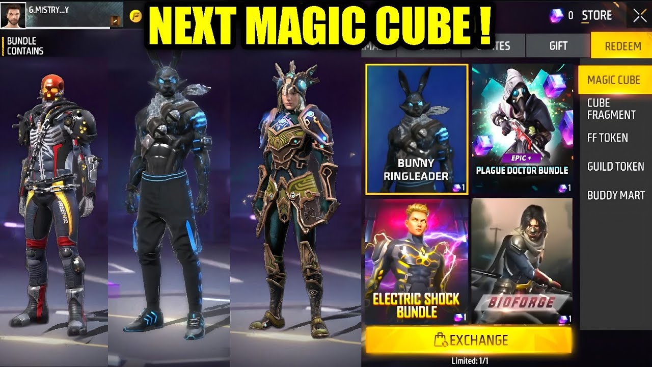 NEXT 20 MAGIC CUBE BUNDLE REVIEW | FREE FIRE OB40 UPDATE DETAILS | FREE FIRE 31 MAY UPDATE | OB40