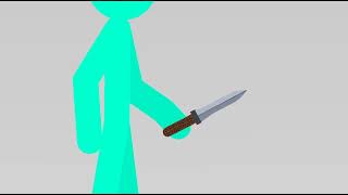 Stickman Knife Throw Spin Test