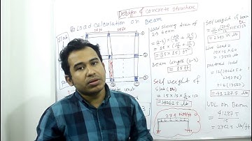Design of Concrete Structure (Bangla) || Lecture 6: Load Calculation on Beam