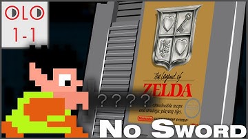 Legend of Zelda - No Sword - 2 of 3 - NES - Only Level One