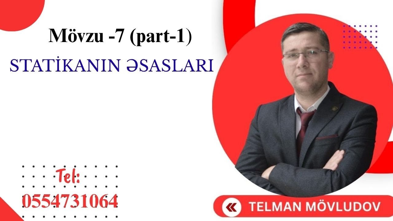 Statikanın əsasları (part-1)