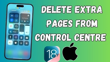 How to Delete Extra Pages From Control Centre on iPhone in iOS 18 | 2024