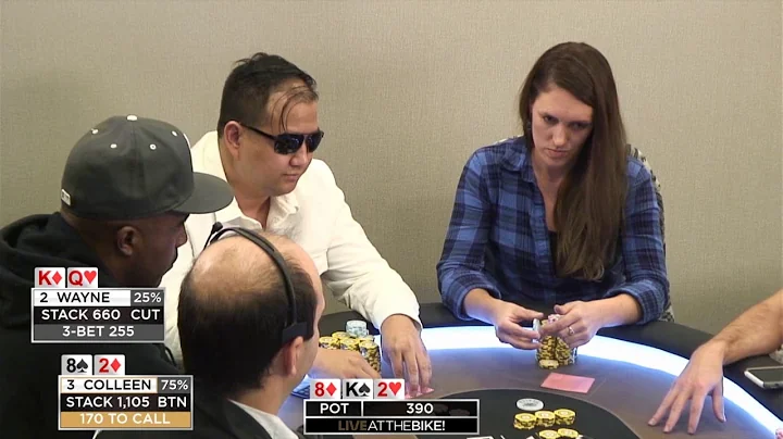 Colleen 4-Bets 82o LIKE A BOSS  Colleen vs Wayne C...