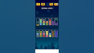 Ball sort special level after 3200