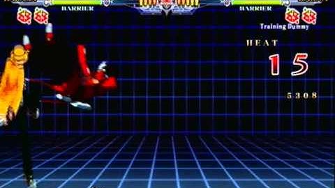 BBCS2 - Hazama 8k corner combo