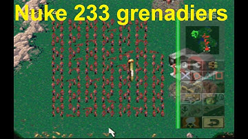 Command and Conquer Red Alert : 233 grenadiers Vs. Bombe