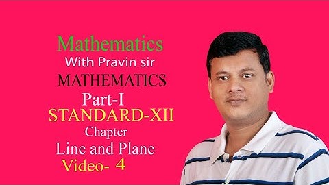 Line and Plane Class 12, Skew lines , distance between Skew lines,distance of a point from a line