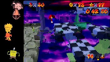 Bowser in the Sky no reds beginner + bomb throw order