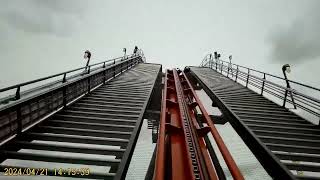 Iron Menace & Dorney Park 2024 POV NEW DIVE COASTER