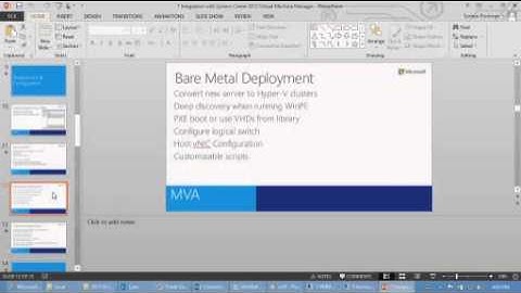 Intro to Hyper-V Jump Start Integration w System Center 2012 Virtual Machine Manager