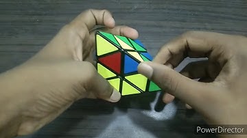 How to solve a pyraminx in tamil| MSD CUBER| Beginner method.