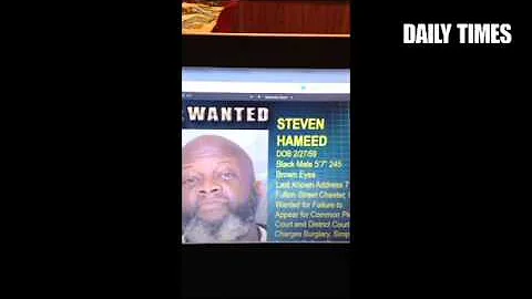 Delco Most Wanted fugitive Steven Hameed captured today in Chester by US Marshals. He was wanted for