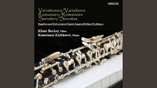 Play video: Drei Romanzen für Oboe und Klavier, Op. 94: No. 1, Nicht schnell