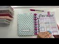 How I set up my 6 month budget planner using a Happy Planner budget extension pack