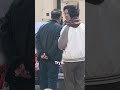 Man with a ponytail is insulted in public (Social Experiment) 男生因扎小辫而被当众辱骂，路人看不下去了 #shorts