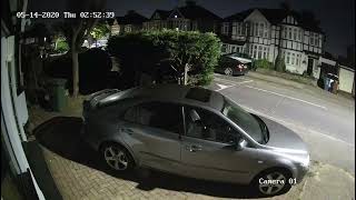 Stranger opening my car caught on CCTV camera