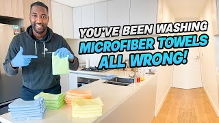 Why 99% of you are washing your microfiber towels wrong