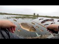 Catching fish skills : Fishing in the Cold -  Poor Boy Lands a Big Catch in Winter.