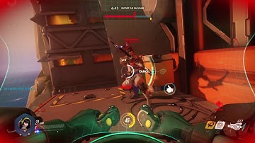 Overwatch: Origins Edition DVA (no mech) 1v1 Hanzo