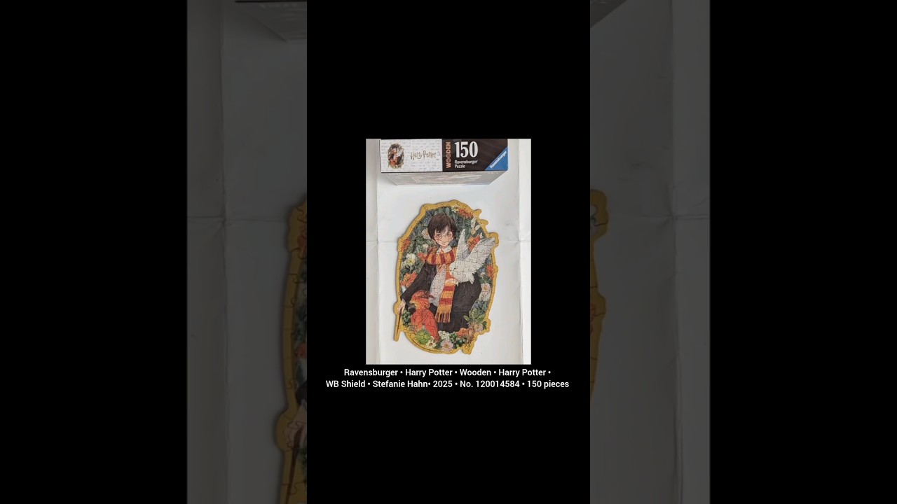 Ravensburger • Harry Potter • Wooden •  •Stefanie Hahn• 2025 • No. 120014584 • 150 pieces