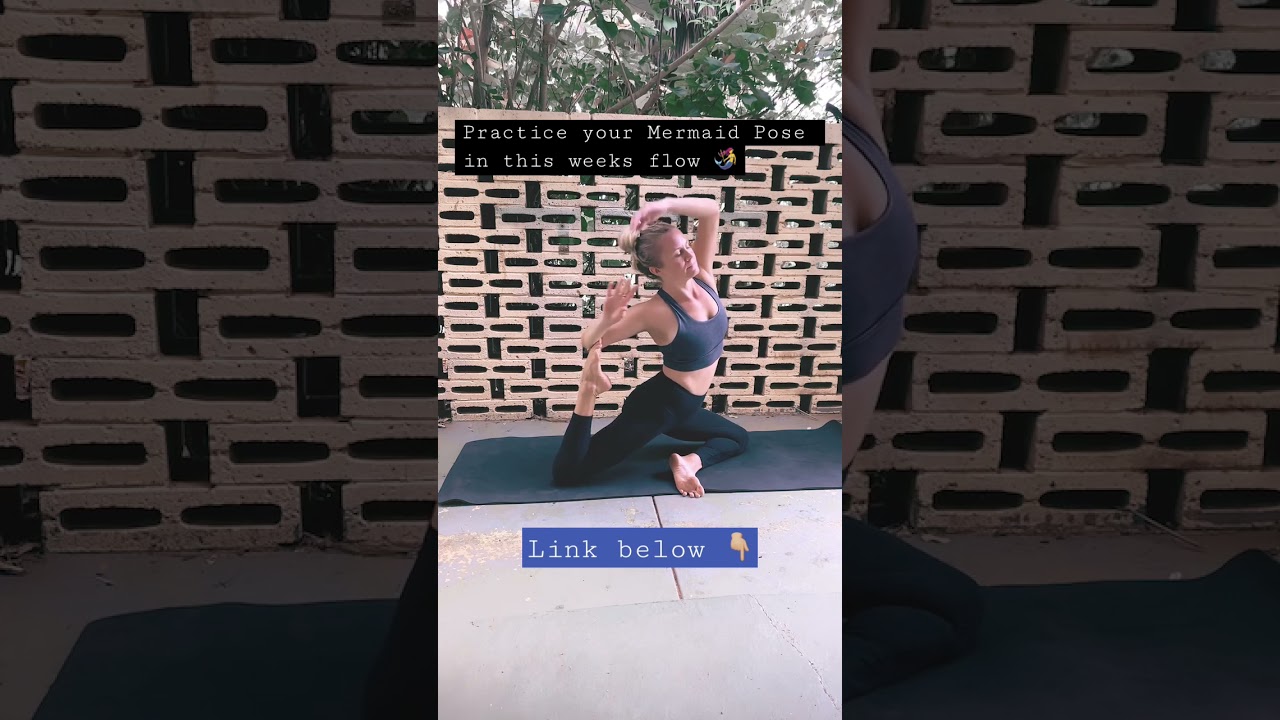 Practice your Mermaid pose at 