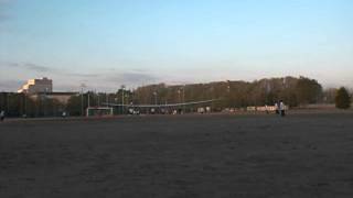 20130413 彩雲　滑走試験3本目　前カメラ