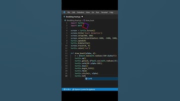 Beating Heart Animation using Python Turtle 😎 | Python Tutorial #shorts #python