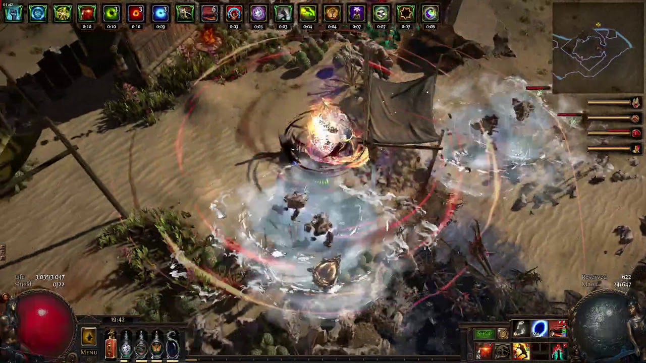 POE Legion Debeon's Dirge Cyclone