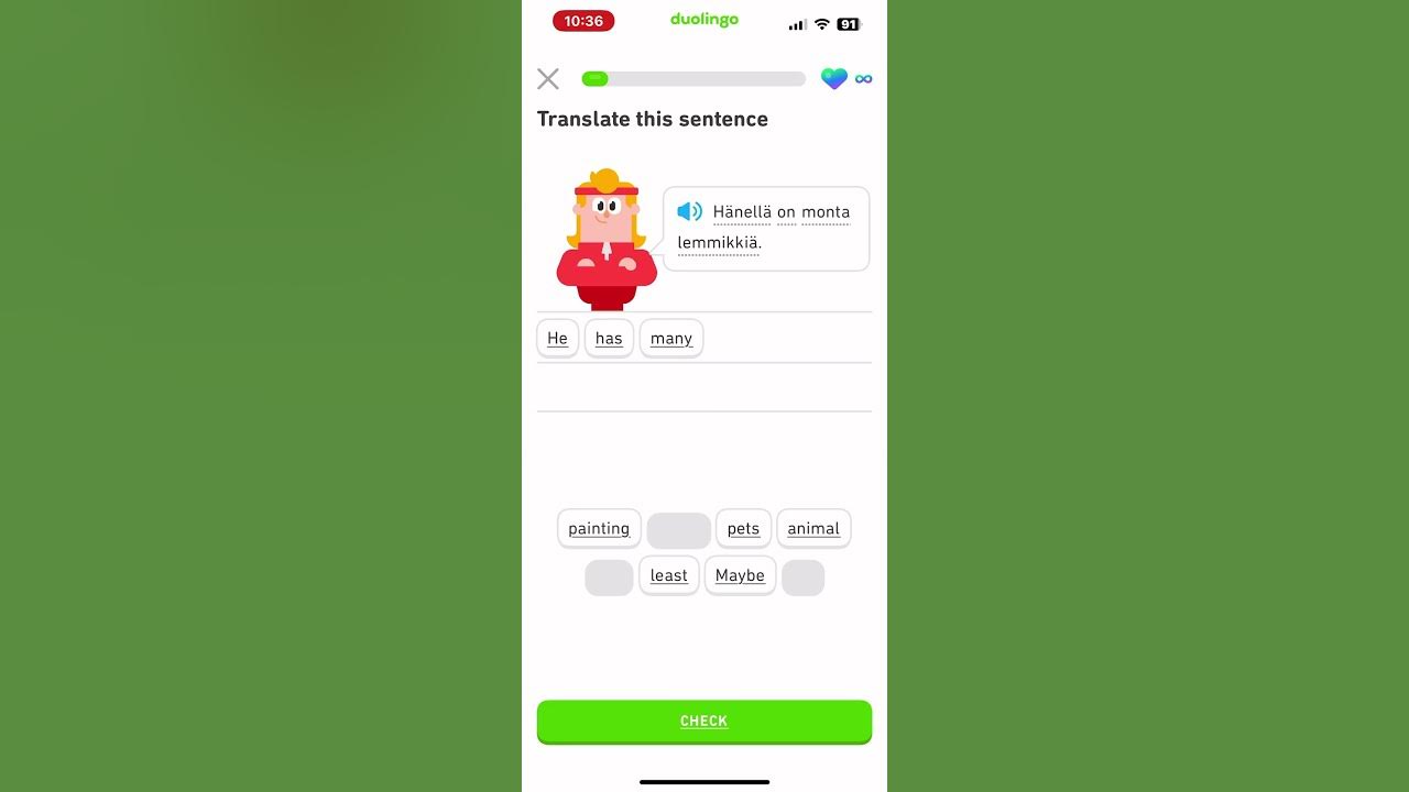 Let’s learn Finnish with Duolingo beginner section 2explorer unit 2 